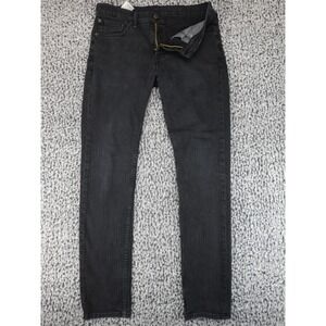 Levi's 511 Slim Fit Jeans Mens 32x34 Black Denim Pants 04511-4406